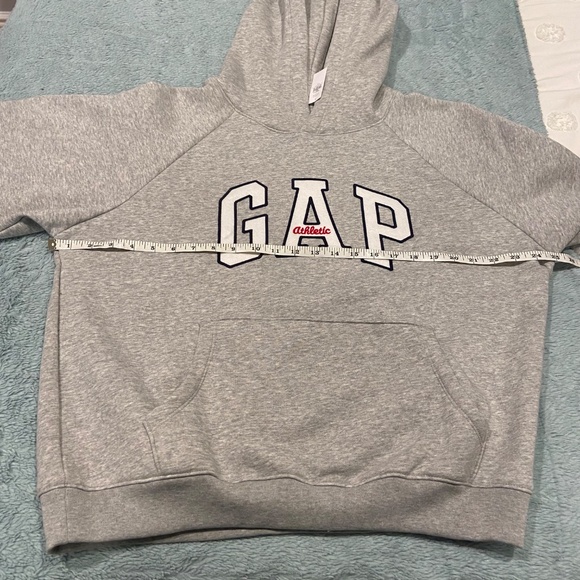 GAP Athletic Hoodie Sweatshirt Gray Size Large NWT - Picture 5 of 8